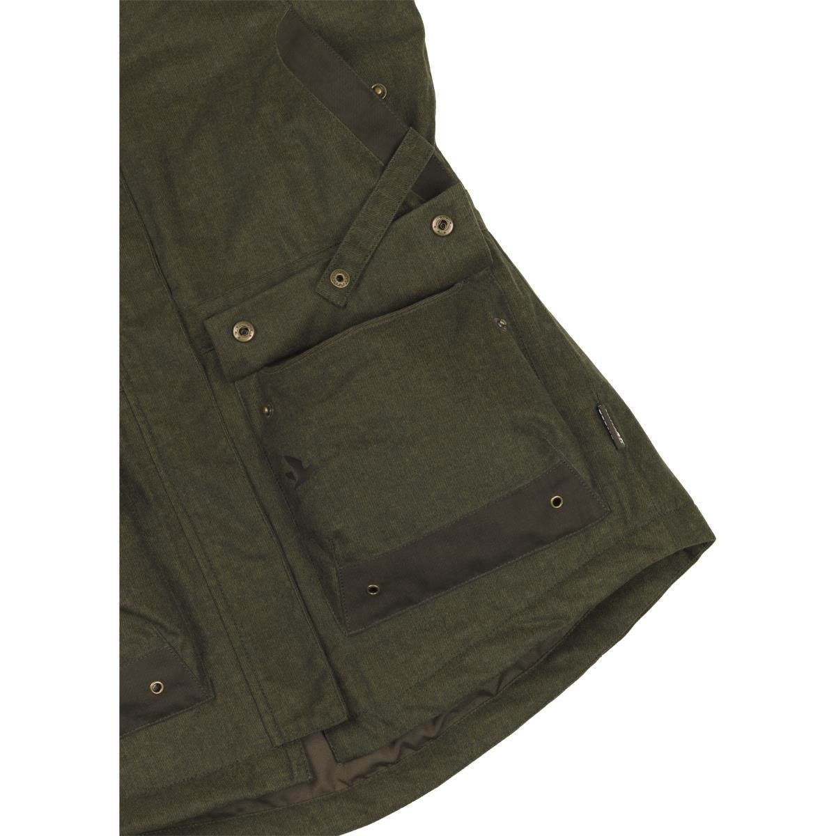 Pine Green Seeland North Lady Jacket Detail