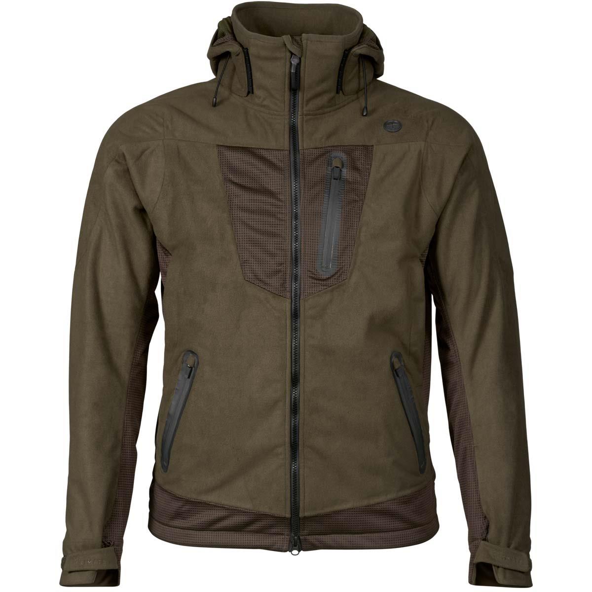 Pine Green Seeland Mens Climate Hybrid Waterproof Jacket