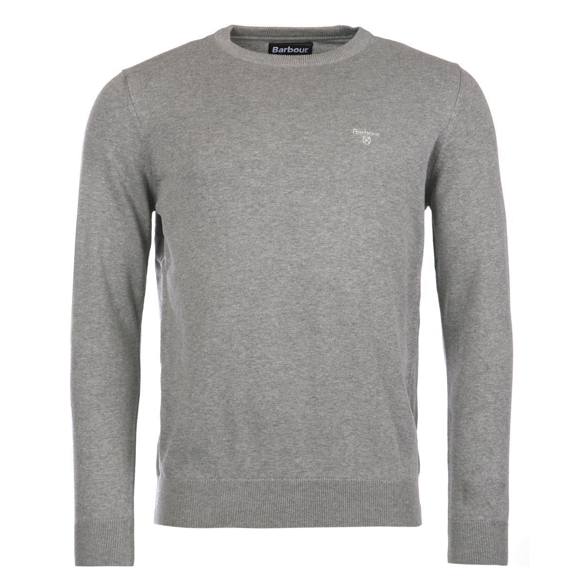 Barbour Mens Pima Cotton Crew Neck Jumper