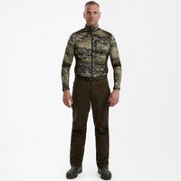 Palm Green Deerhunter Mens Excape Rain Trousers on model