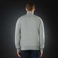 Quarry Musto Mens Original 1/4 Zip Neck Knit BACK