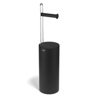 Black Joseph Joseph EasyStore Toilet Roll Holder With Concealed Storage