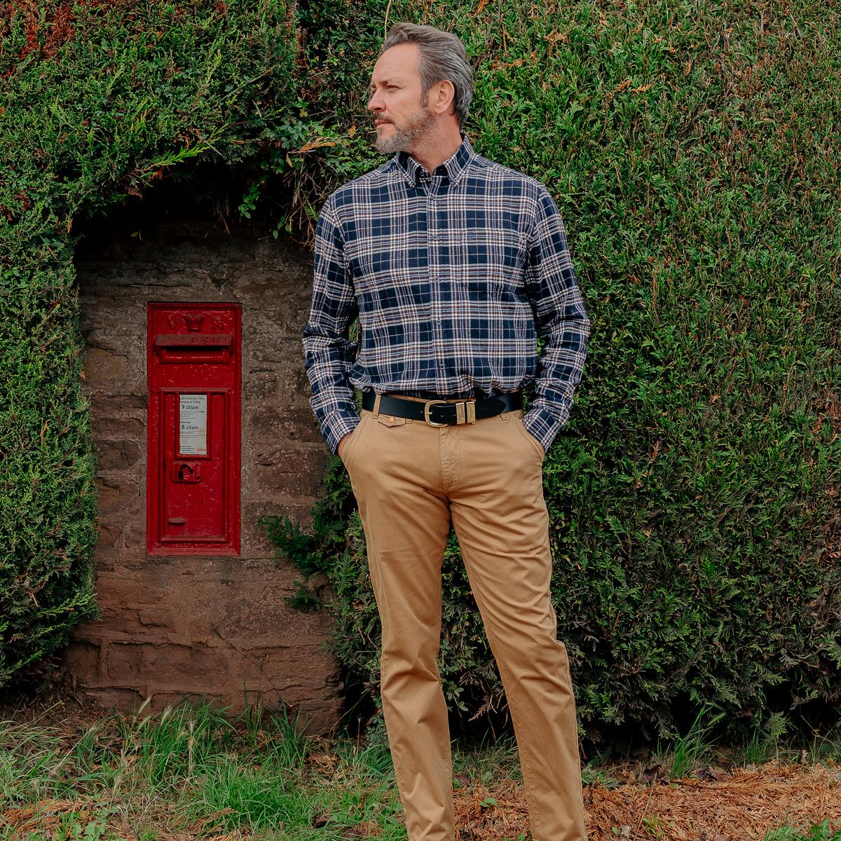 Albert and Maurice Woolhope Flannel Shirt