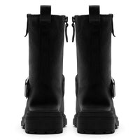 Black Leather Clarks Womens Orinoco3 Bay Boot Back
