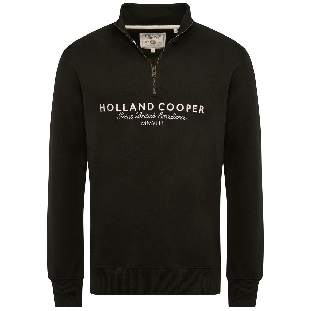Holland Cooper Mens Sporting Goods Quarter Zip Henley