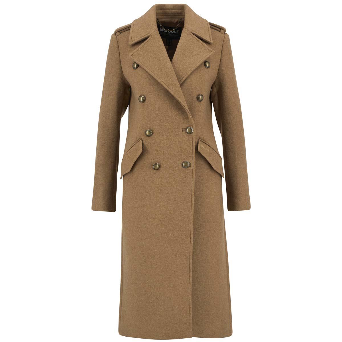 Camel Barbour Womens Cottesmore Wool Jacket