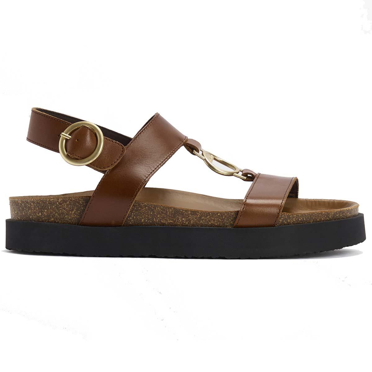 Brown Barbour Womens Gwen Sandal