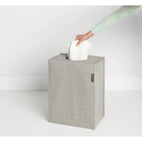 Grey Brabantia Rectangular Laundry Bag In Use