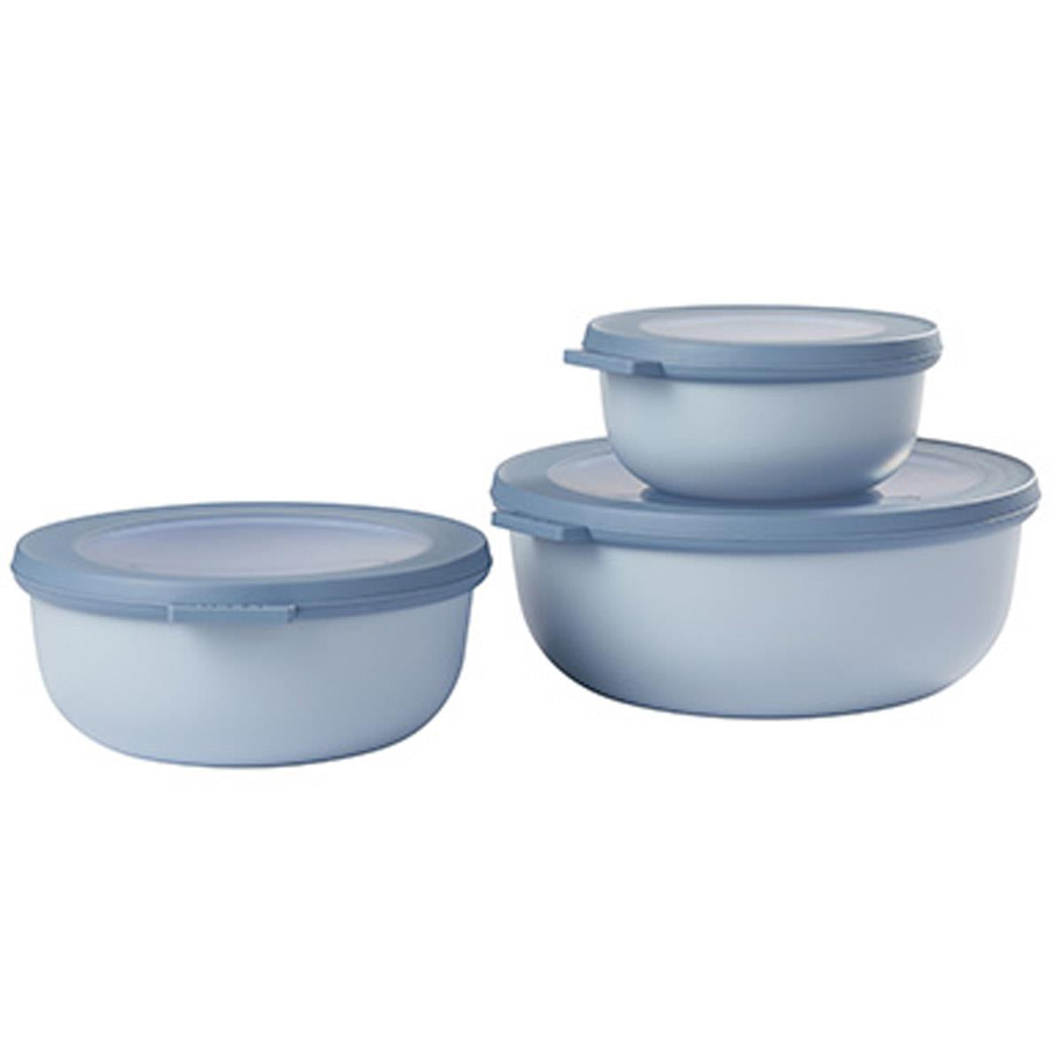 Mepal Cirqula Round Multi Bowl 3pc Set