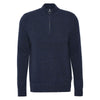 Barbour Mens Waterbury Half ZIp Sweater Navy