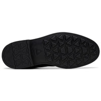 Black Leather Clarks Mens Newford Mid Chukka Boot Outsole
