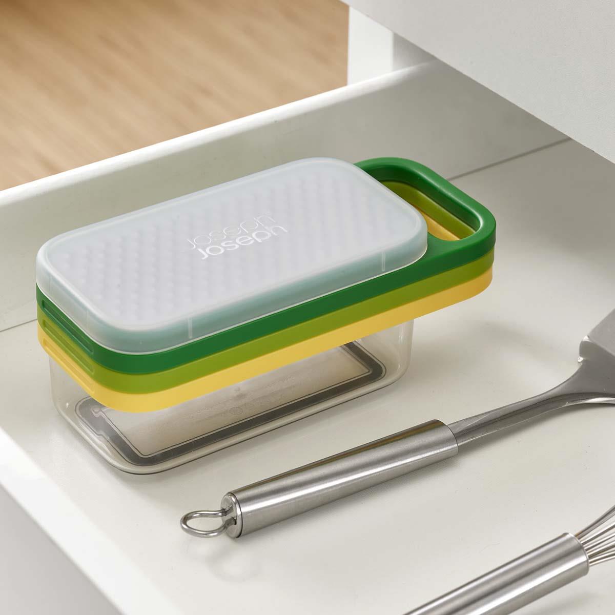 Multicolour Joseph Joseph Multi-Grate & Store 3-in-1 Grater Set In Drawer