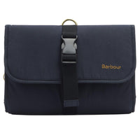 Navy Barbour Mens Transport Hanging Washbag
