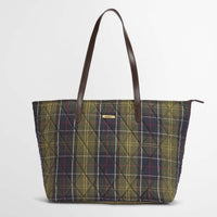 Classic Tartan Barbour Wetherham Quilted Tartan Bag front