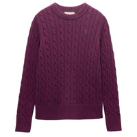 Joules Womens Cotton Cable Knit Crew Neck Jumper