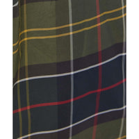Classic Tartan Barbour Tartan Dog Drying Robe close up