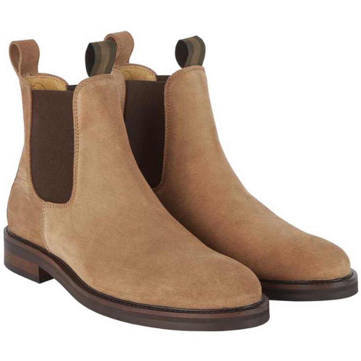 Le Chameau Mens La Chelsea Suede Sand