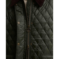 Olive/Shadow Classic Barbour Womens Mildred Quilted Cape Zip