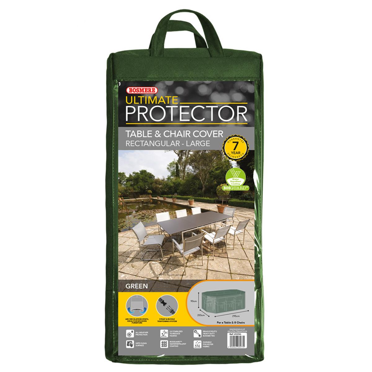 Bosmere Ultimate Protector Rectangular Patio Set