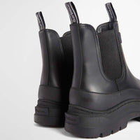 BLACK Barbour Womens Harriety Chelsea Boot BACK