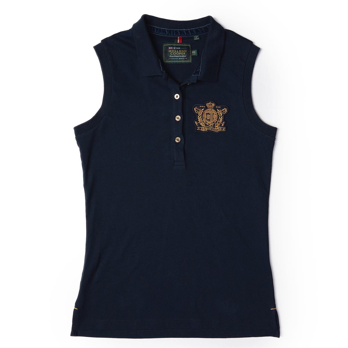 Holland Cooper Womens Sleeveless Polo Shirt