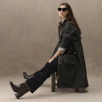 Barbour Womens Checked Kirklees Wax Jacket