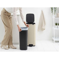 Soft Beige Brabantia Bo Pedal Bin 30 Litre Lifestyle