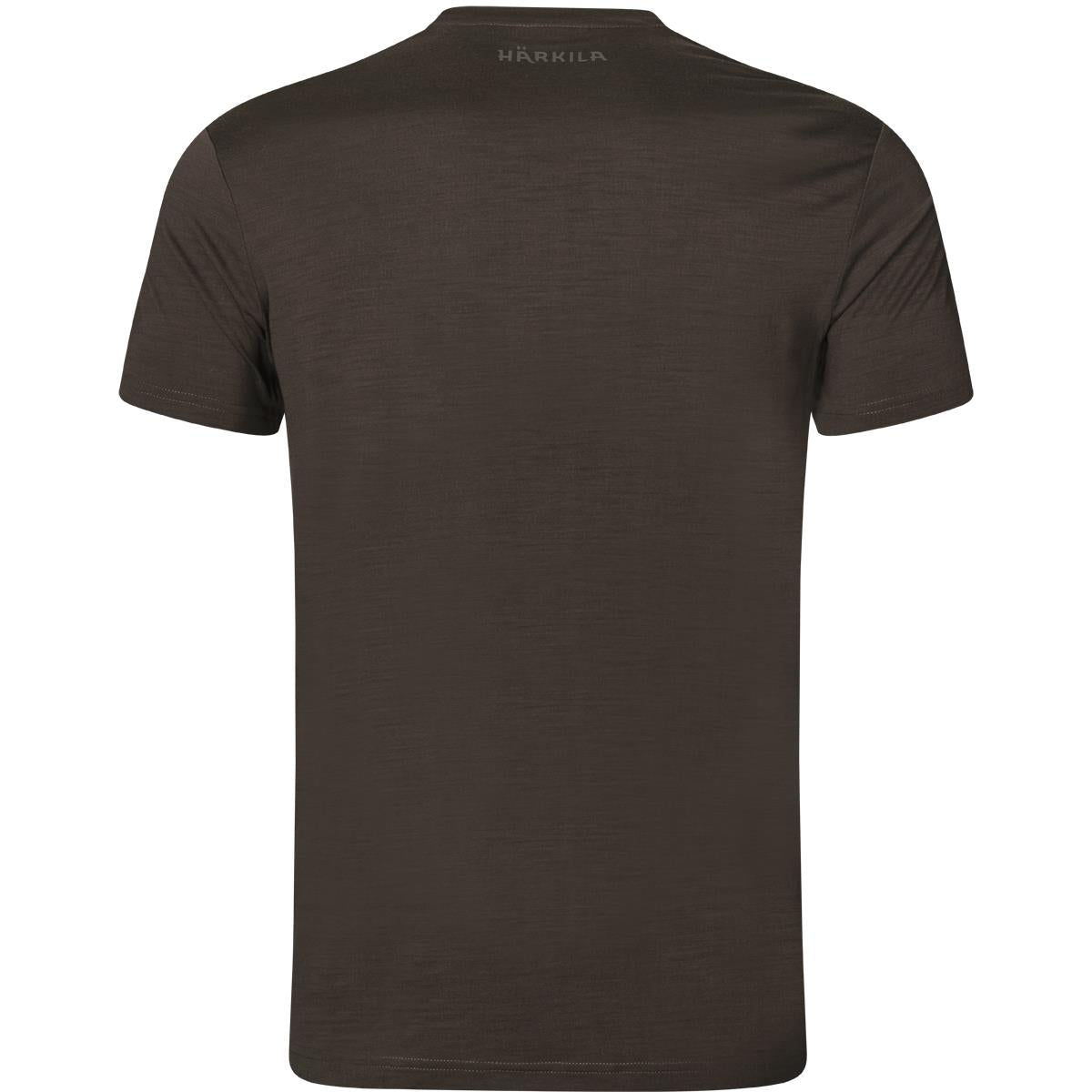 Shadow Brown Harkila Mens Base All Season S/S T-shirt Back
