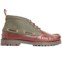 Mahogany/Olive Barbour Mens Harle Mid Chukka Boot