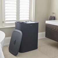 Carbon Black Joseph Joseph Tota 90-Litre Laundry Separation Basket Lifestyle 2