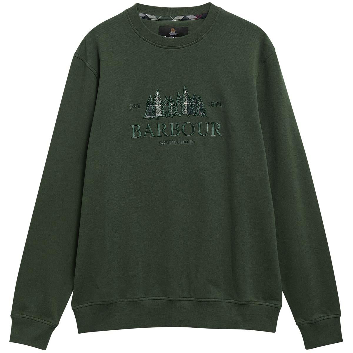 Barbour Mens Evergreen Crew Neck Sweatshirt