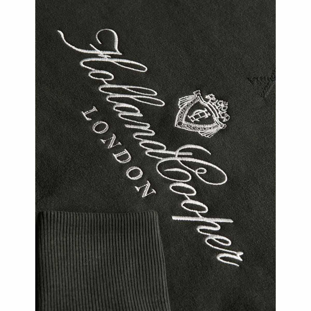 Racing Green Holland Cooper Womens Script Crew Sweat Detail