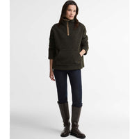 Barbour Womens Bamburgh Fleece Jumper Olive