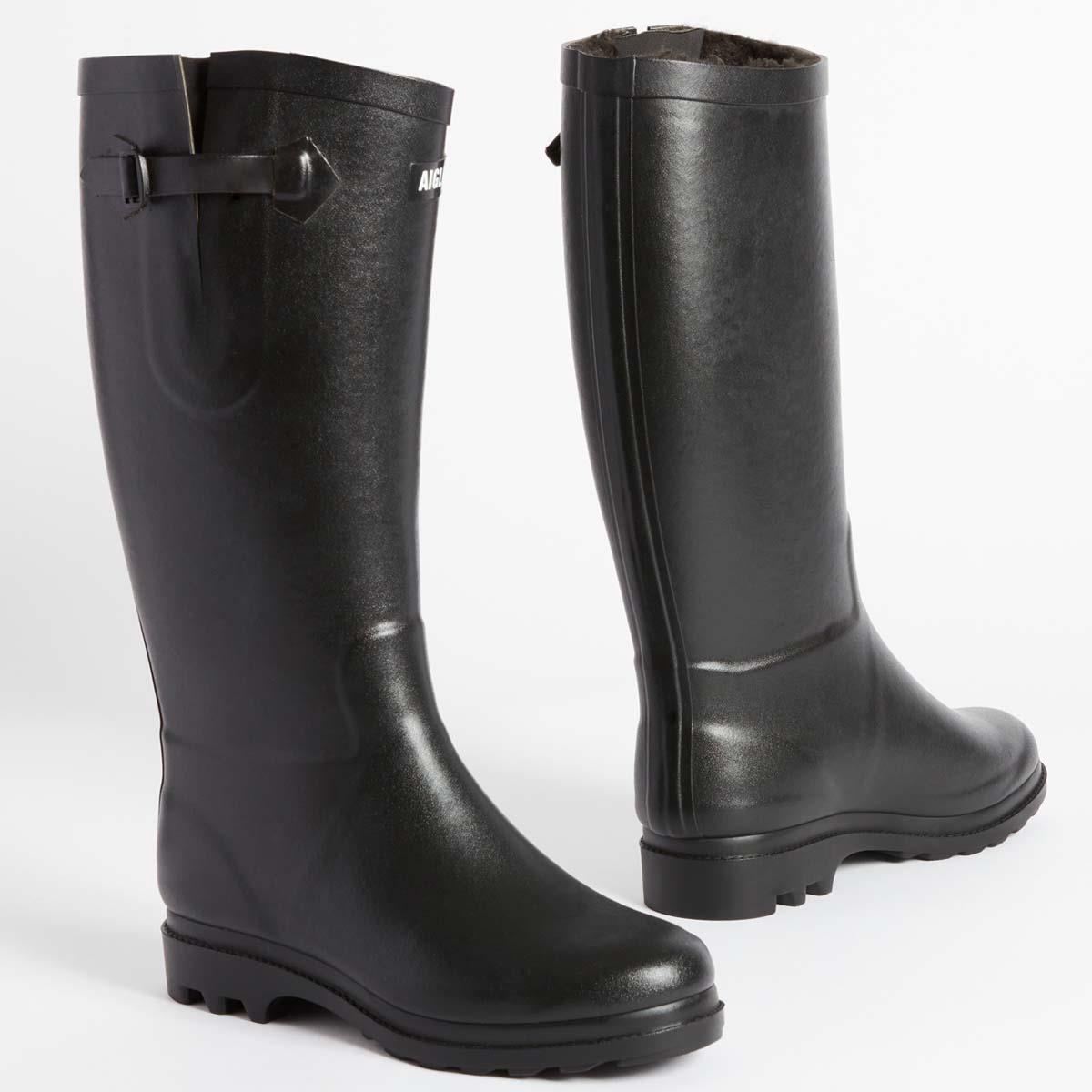 Aigle Womens Aiglentine Fur II Wellington Boots