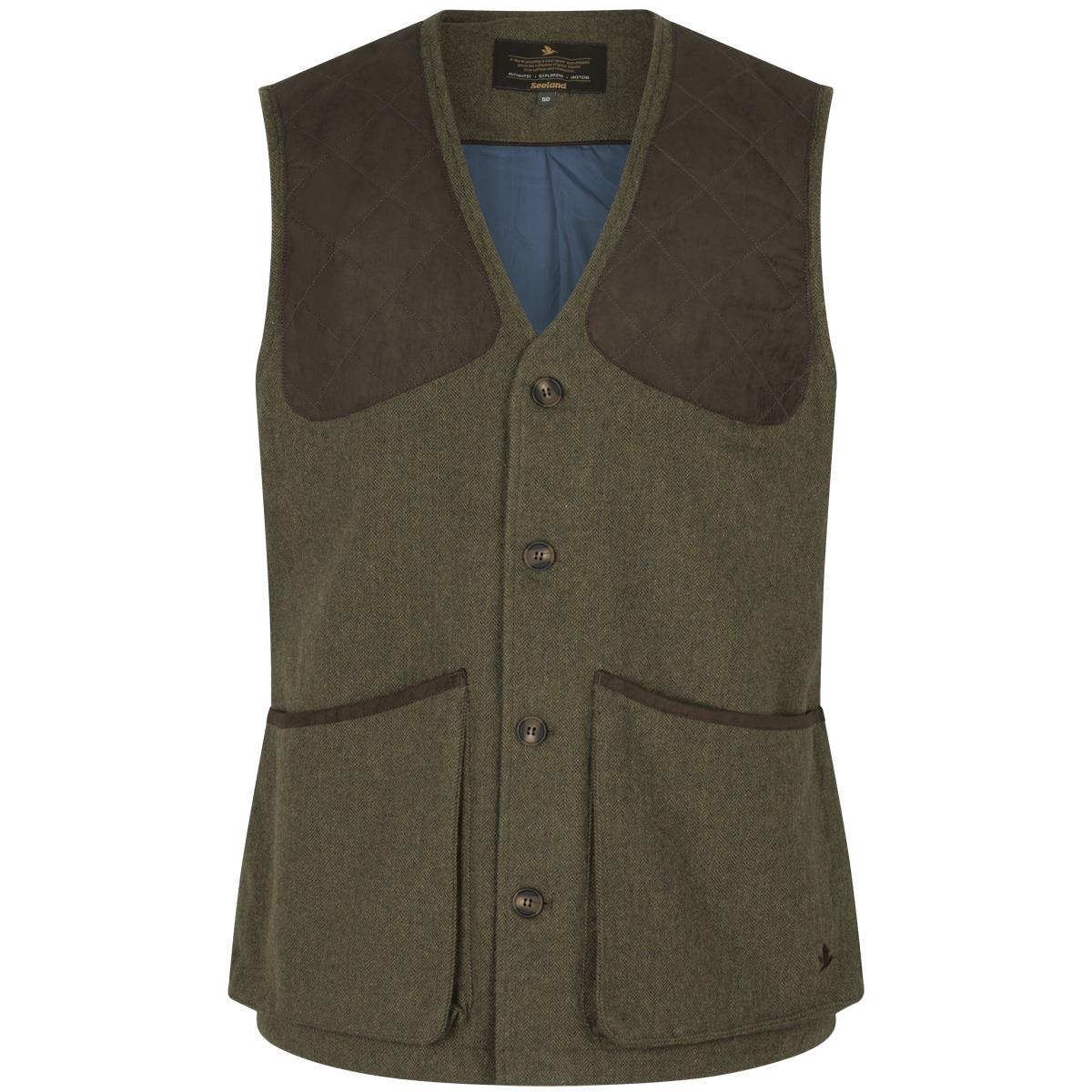 Moss Green Seeland Mens Hillside Waistcoat