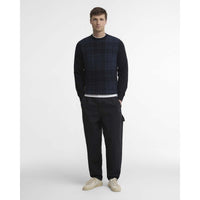 Barbour Mens Mineral Tartan Crew Jumper