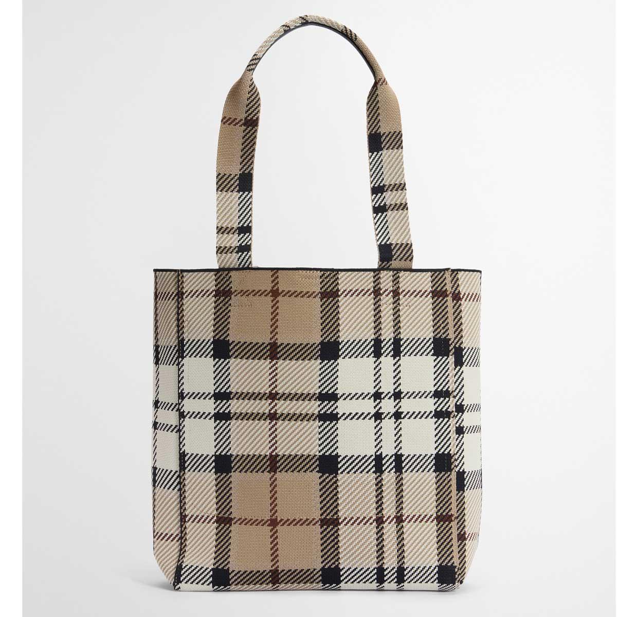 Rosewood Tartan Barbour Layla Tartan Shopper Bag back