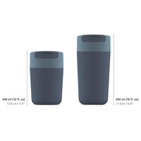 Blue Joseph Joseph Sipp Travel Mug 340ml dimensions