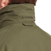 Forest Schoffel Mens Snipe Ultralight Coat Collar Detail