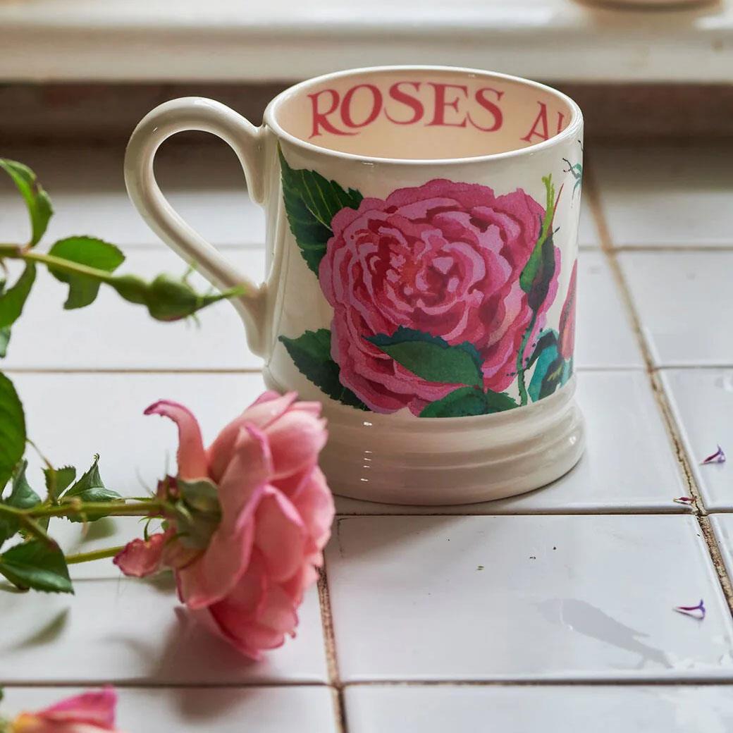 Emma Bridgewater Emmas Rose Half Pint Mug LS