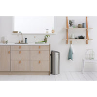 Matt Steel Brabantia Touch Bin 40 Litre