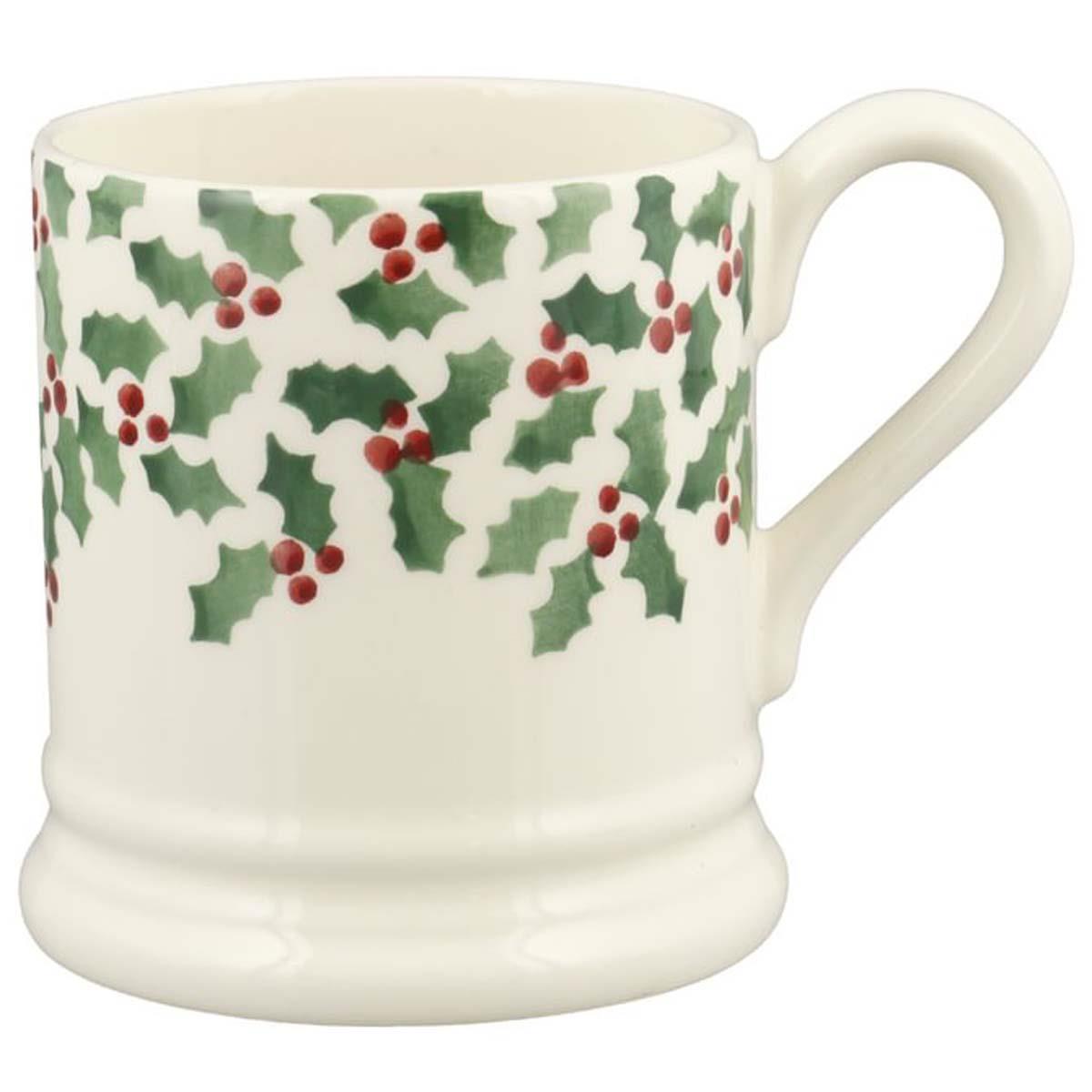 Emma Bridgewater Christmas Tiny Holly Half Pint Mug