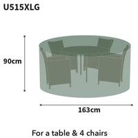 Bosmere Ultimate Protector Round Patio Set Cover size