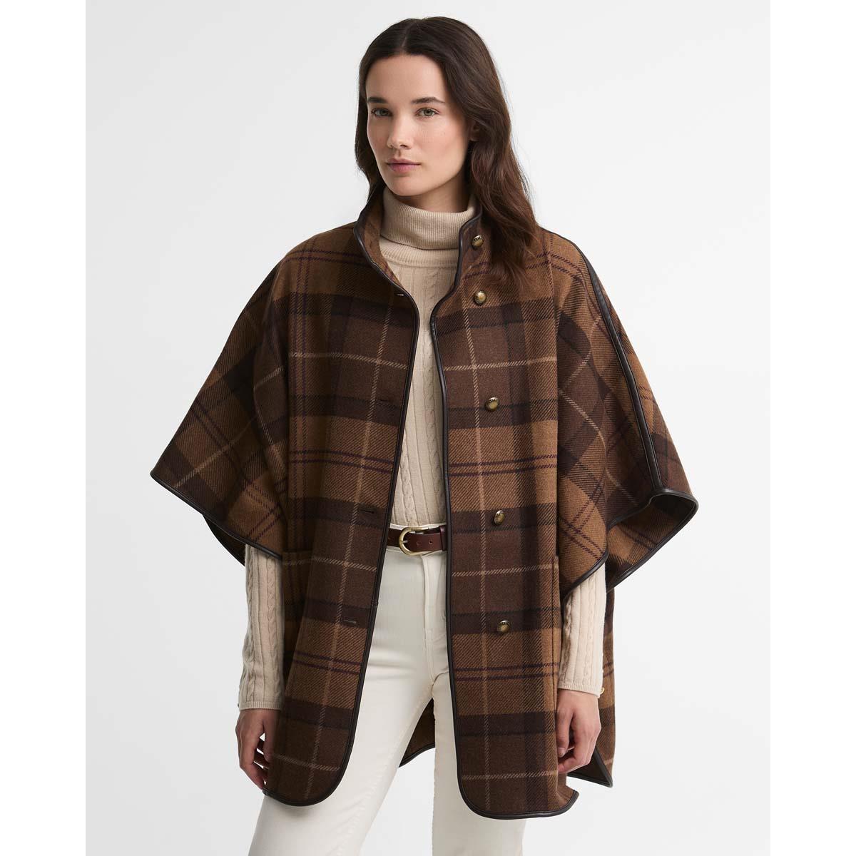 Barbour Womens Judith Wool Cape
