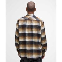 Black Barbour Mens Woodfoot Checked Relaxed Shirt Back