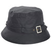 Barbour Womens Kelso Wax Belted Hat Black