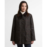 Barbour Womens Modern Checked Border Wax Jacket