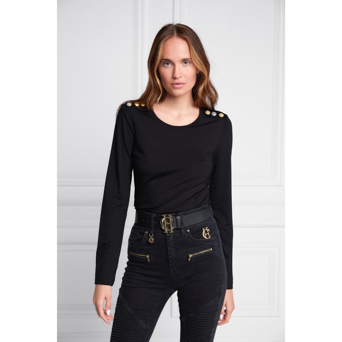 Holland Cooper Womens Long Sleeve Crew Neck Tee
