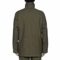 Dunmhor Musto Stretch Technical Gore Tex Tweed Jacket On Model Rear