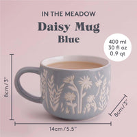 BLUE Mason Cash In The Meadow Flower Mug INFO